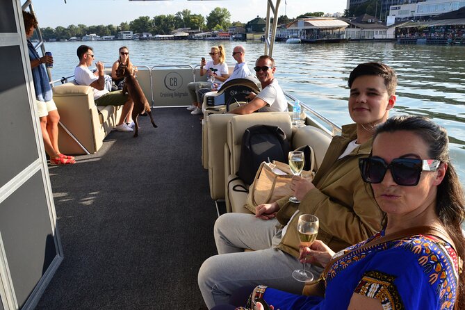 2 hours / Sightseeing Boat cruise Drinks Included - Ada Bridge and the major bridges: modern Belgrade in one continuous frame