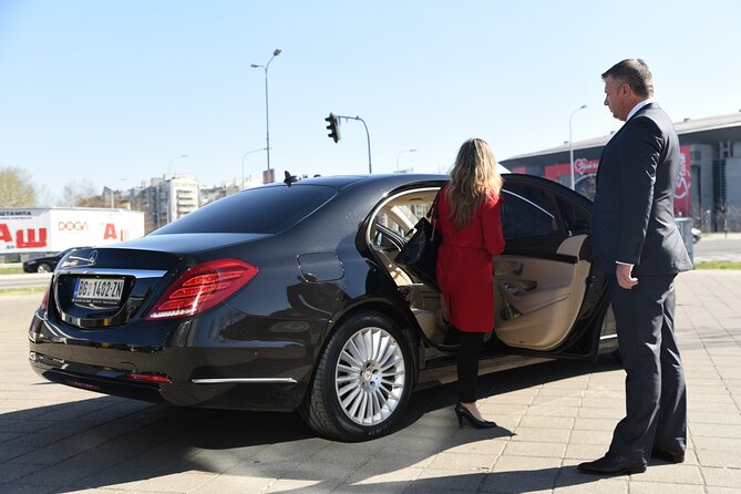 LUX Private transfer from Belgrade Airport - Meeting Your Driver in the Belgrade Arrivals Hall