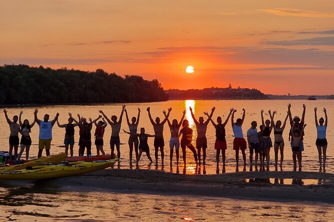 Sunset Kayak Adventure in Belgrade - Paddling past Belgrade Fortress: where the views start strong